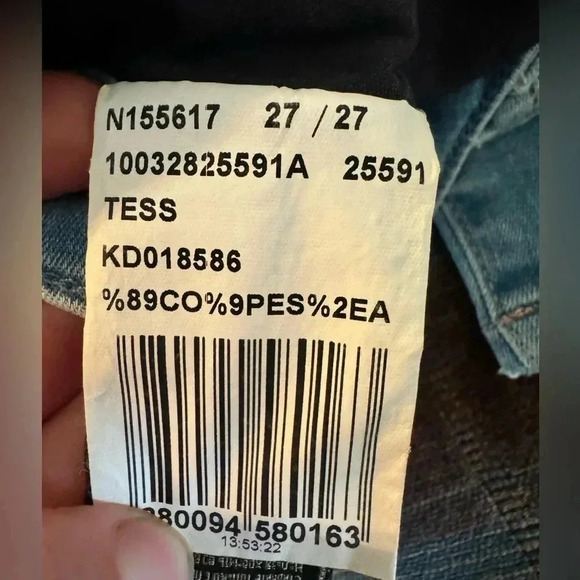 Mavi gold women’s size 27 high waisted skinny‎ jeans, distressed, NWT - Picture 12 of 12